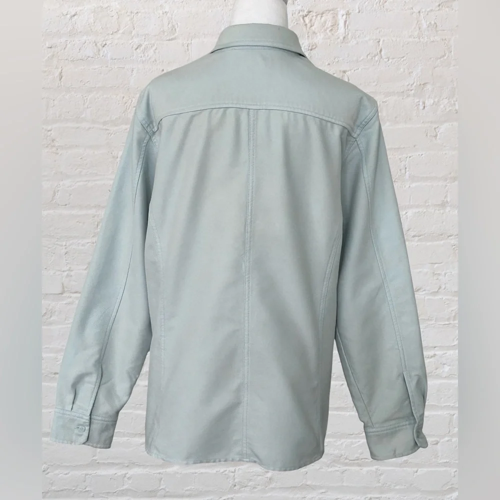 Eddie Bauer Womens Blue Flannel Button Up Shirt Sz XXL Chore Barn Farm Country - Picture 6 of 13